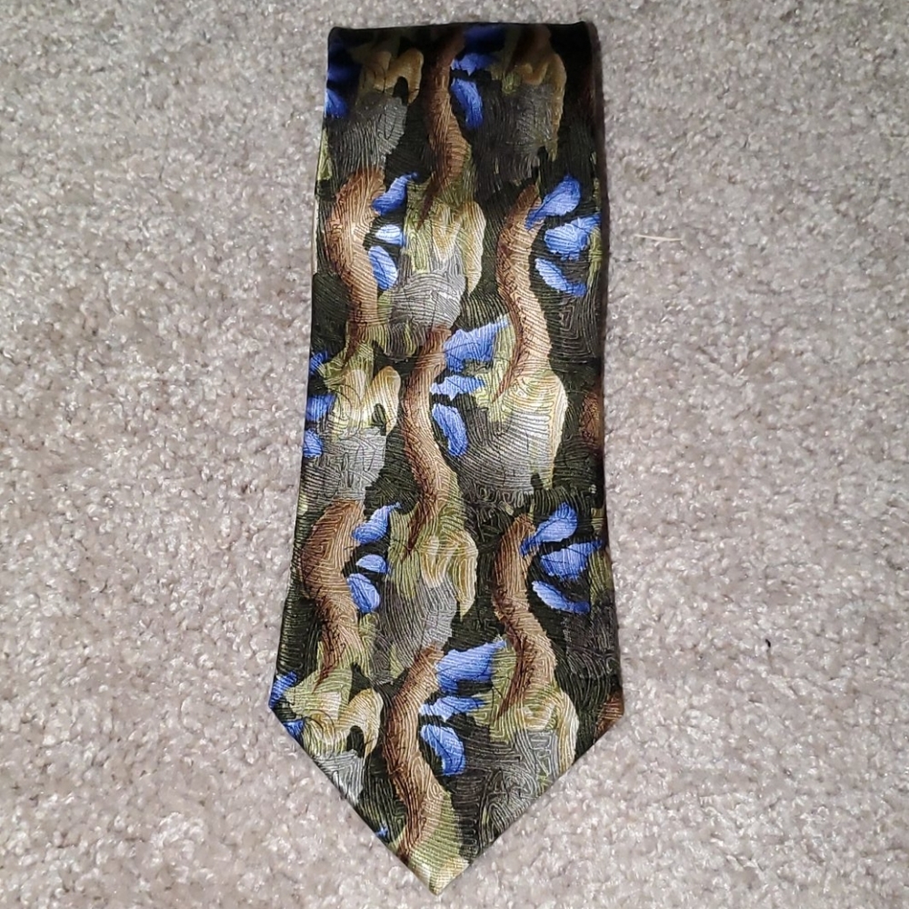 J. Garcia silk tie - Banyan Tree II - coll 54